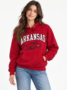 Arkansas Razorbacks Crimson Hoodie | Size Small | New with Tags
